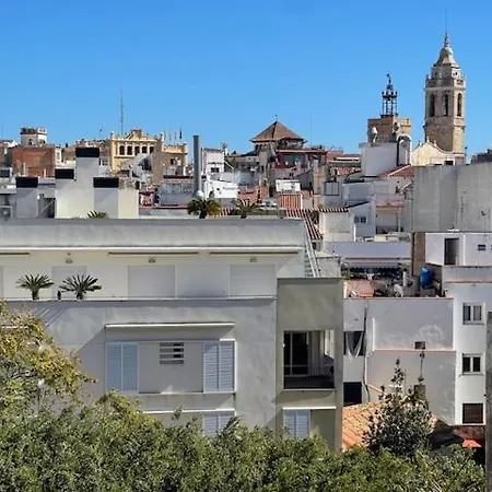 Unique With Amazing Terrace Centre Апартаменты Сиджес